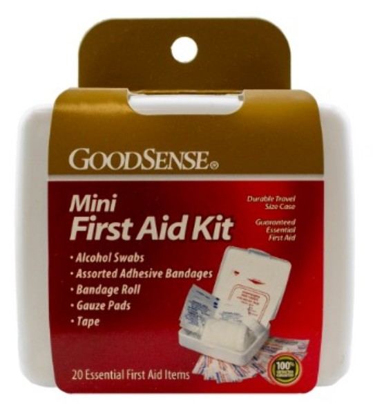 Wholesale GoodSense 20 Piece Mini First Aid Kit (SKU 966405) DollarDays