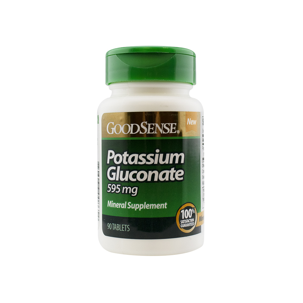 Wholesale GoodSense Potassium Gluconate Tablets 90 Count, 595 mg