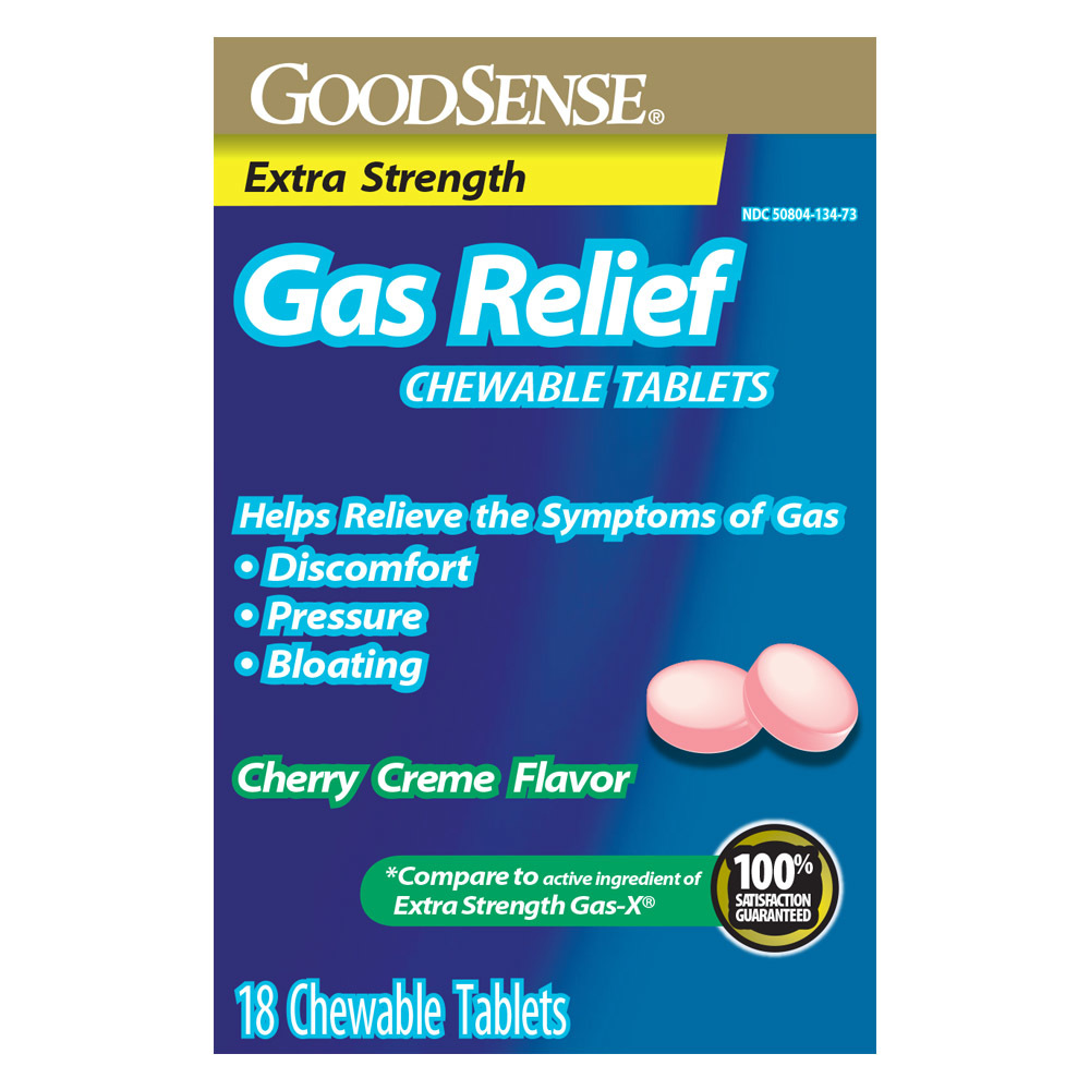 GoodSense Gas Relief Chewable Tablets Cherry 18 CT(72x.66)
