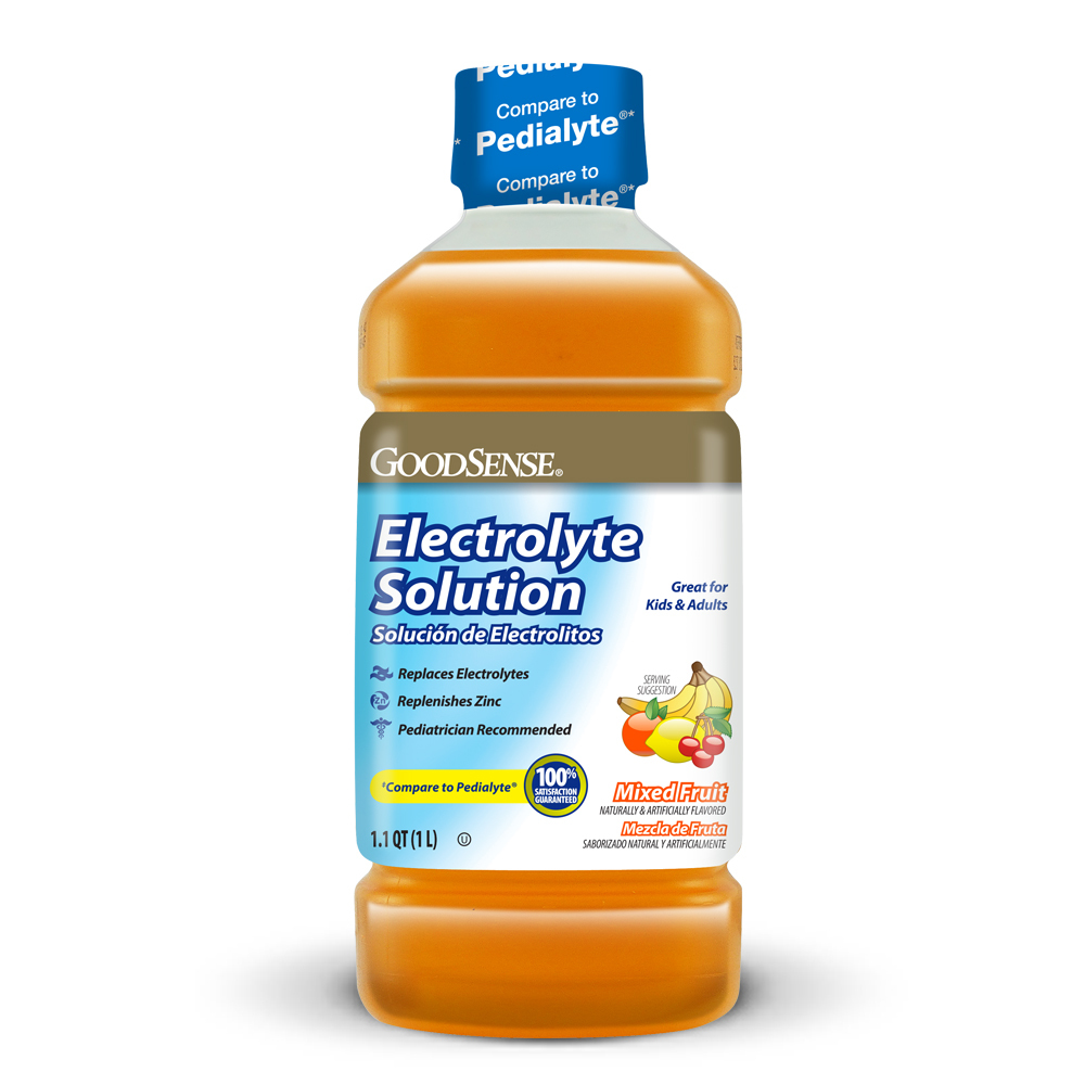 Wholesale GoodSense Electrolyte Solution 33.8 oz, Mixed Fruit