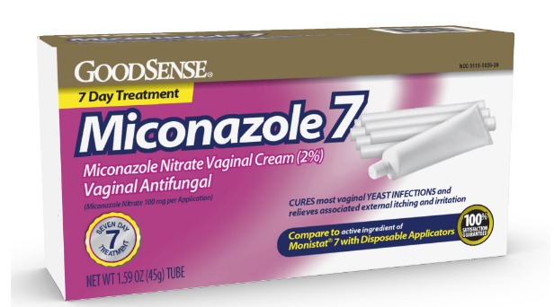 GoodSense Miconazole 7 Vaginal Antifungal 1.59 Oz(12x.07)