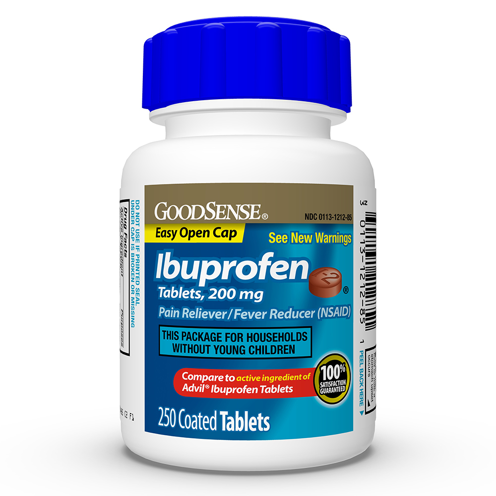 Wholesale GoodSense Ibuprofen Tablets - 200 Mg, 250 Pack