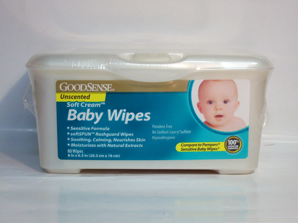 Wholesale GoodSense Baby Wipes Tub Unscented, Sensitive
