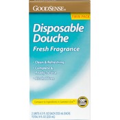 Good Sense Disposable Douche Twin 4.5 Oz Fresh Fragran