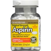 Good Sense Coated Aspirin Tabs 325 Mg - No Ctn
