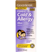 Good Sense Children's Cold &amp; Allergy Elixir Grape