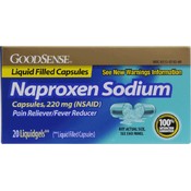 Good Sense Naproxen Sodium Liquid Gels 220 Mg