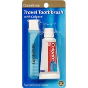 Good Sense Travel Toothbrush With Colgate Paste