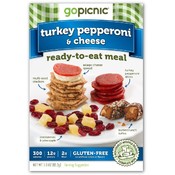 Turkey Pepperoni &amp; Cheese Ready to Eat Meal 3 oz