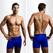 Blue Boxer-Briefs S