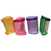 See-Through Zippered Boutique Bag with Handle