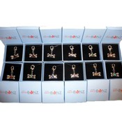 BirthBonz Dog Charm with Genuine Swarovski Crystal
