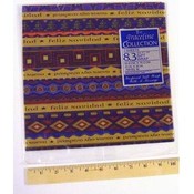 Pack of 8.3 Sq. ft. of Feliz Navidad Hispanic Gift Wholesale Bulk
