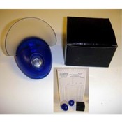 Blue Plastic Desk Accessory Paper Holder
