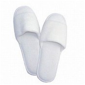 White Terry Spa Comfort Slippers - 12"