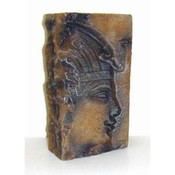 Stone-Look finish Brown Egyptian Queen Candle