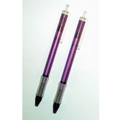 Plastic Purple Translucent Retractable Pen