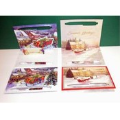 Christmas Greeting Cards with Misprint Plastic Pen