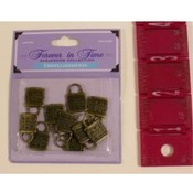 Pack of 10 Craft Metal Locks Embellishments