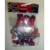 Jurassic Park 8 Pack Medallion Blowout Noise Maker