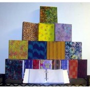 Assorted Cotton Photo Albums - Holds 4" x 6" Photo