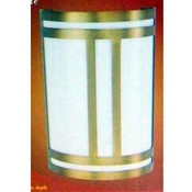 Good Earth Decorative Fluorescent Brass Sconce