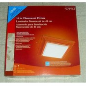 Good Earth 16" Square Fluorescent Lighting Fixture