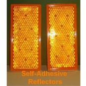 Self Adhesive Amber Color Multi-Purpose Reflector