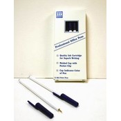 Pack of 12 Fine Point Blue Plastic Professional Office Stick Pen Wholesale Bulk