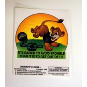 Anti-Drugs Cling Car Window Cling