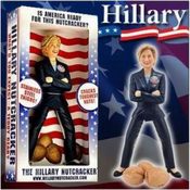 Hillary Clinton Stainless Steel Nutcracker