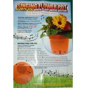 Singing Flower Pot with Built-In Moisture Sensor