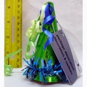 American Greetings Party Hat Gift Tag