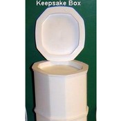 High Quality Hard Plastic Keepsake Jewelry Box
