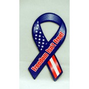 Freedom Isn't Free Patriotic 8" Ribbon Magnet