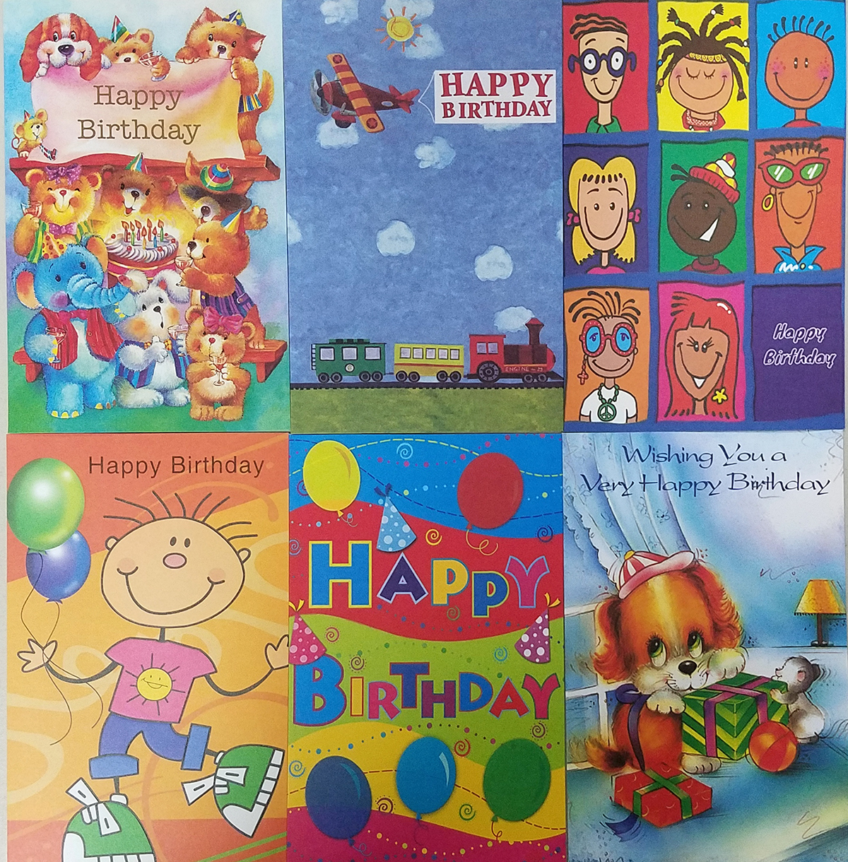 Wholesale Assorted Childrens Birthday Cards 36 Pack Sku 2342077
