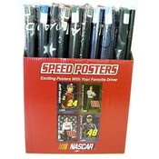 Assorted Nascar Wall Posters w/Counter Display