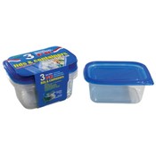 24 oz. 3 pk Rectangle Containers