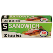 50 Ct. Zippered Sandwich Bags
