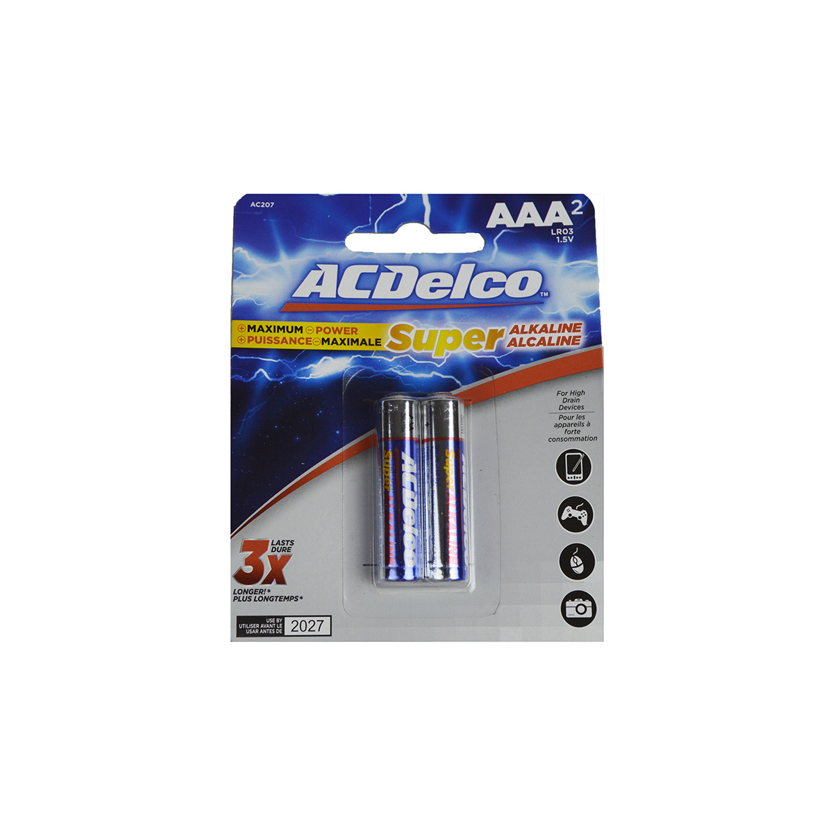 Wholesale 2PK Aaa Alkaline Battery(48x.05)