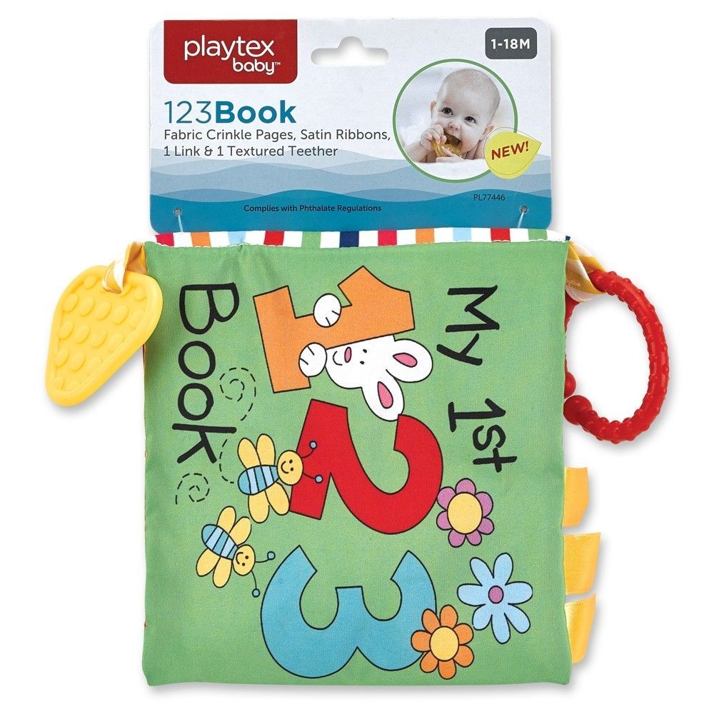 Wholesale Playtex Baby's First 123 Fabric Book DollarDays