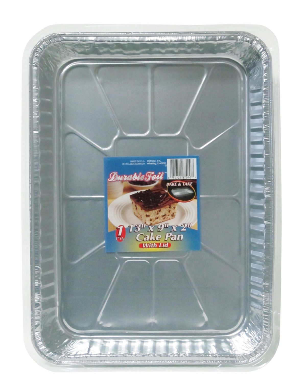 Wholesale Bake & Take Cake Pan With Lid(12x.63)