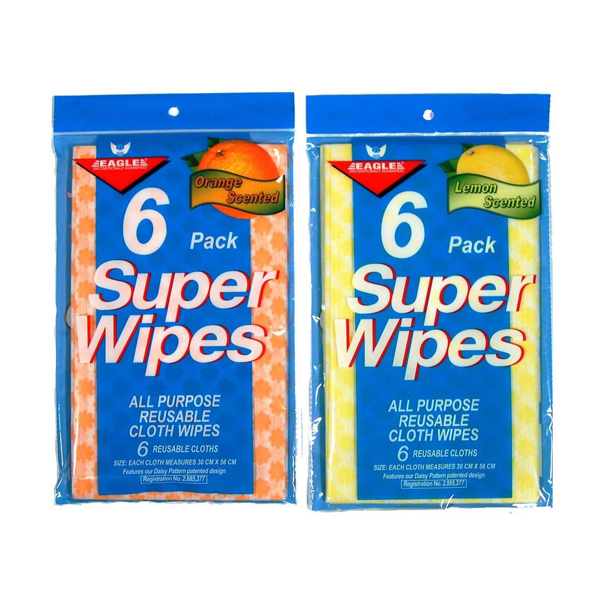 Super Wipes All Purpose Reusable Cloth Wipes 6-Pack(144x.15)