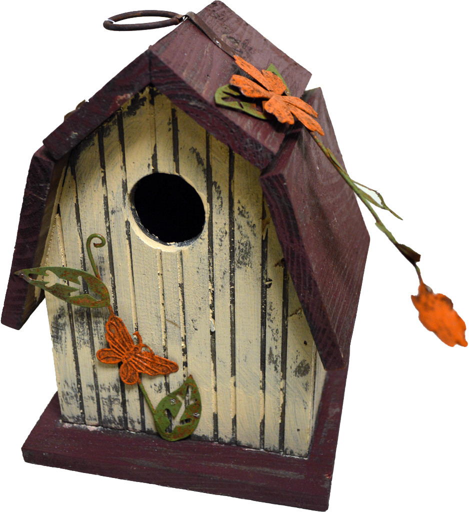 Wholesale Red Roof Wood Birdhouse(12x.23)