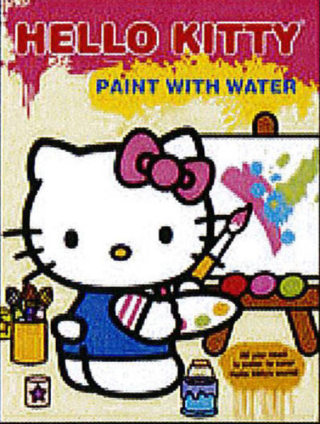 Wholesale Hello Kitty Paint with Water Book Display (SKU 2345664