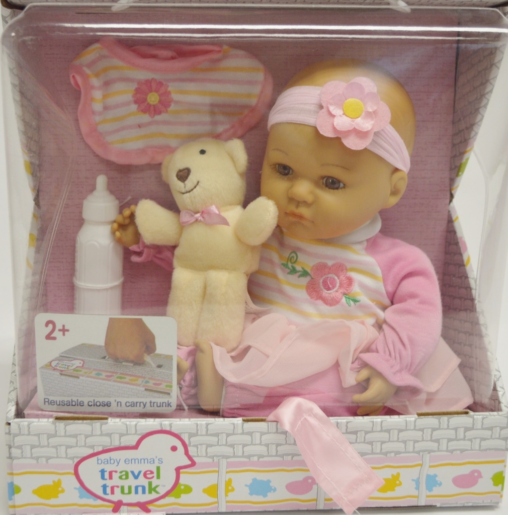Wholesale 12 Inch Emma Baby Doll Playette Set(4x.01)