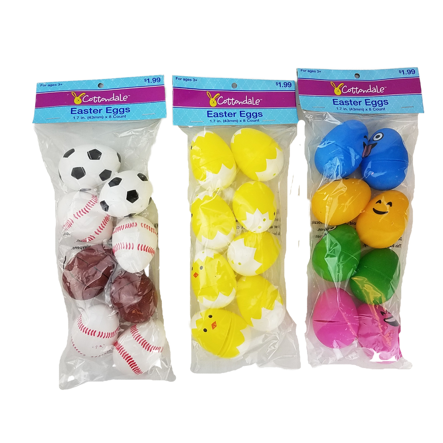 Wholesale 8 Count Assorted Style Easter Eggs (SKU 2287767) DollarDays