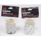 Toothpicks with Ceramic Holder