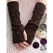 Ladies Knitted Arm Warmers- Assorted Colors