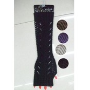 Ladies Knitted Arm Warmers- Assorted Colors